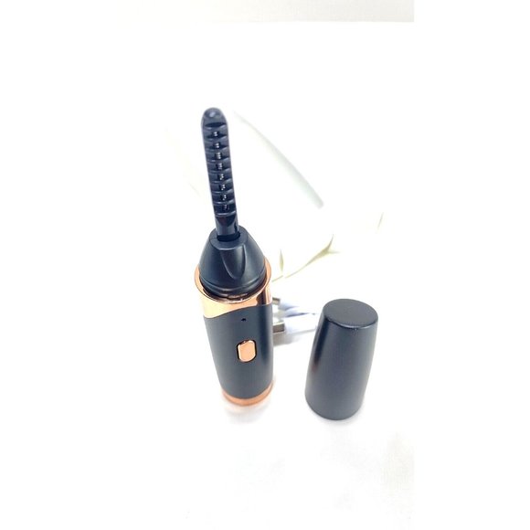 Black & Rose Gold Charging Electric Eyelash Curler Makeup Tool, New Open Box - Picture 4 of 6